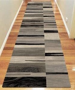 Modern Heatset Hallway Runner Rug