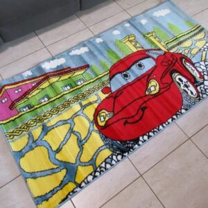 Modern Kids Car Movie Mat Rug