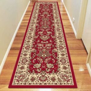 Ruby Traditional Persian Design Hallway Runner