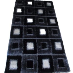 Jazz Soft Carved Shaggy Modern Hallway Runner Rug